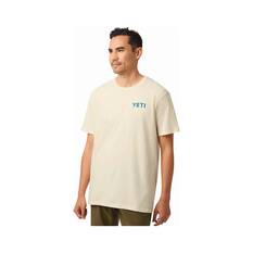 YETI® Men’s Horizon Short Sleeve Tee, Natural, bcf_hi-res