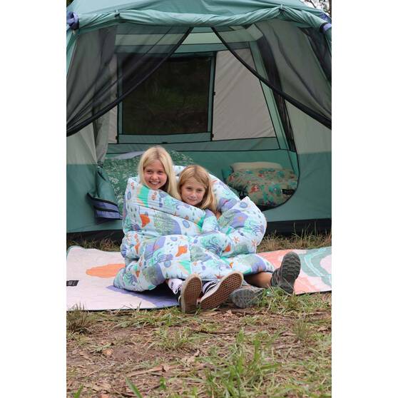 earth by Wanderer® Kids Land Cotton 5.2°C Sleeping Bag, , bcf_hi-res