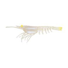 Nomad Live Ops Switcher Shrimp Soft Plastic Lure 4.25in Pearl White UV, Pearl White UV, bcf_hi-res