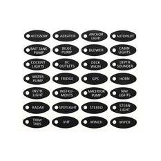 Bowline Switch Panel 5 Gang Voltmeter Black, , bcf_hi-res