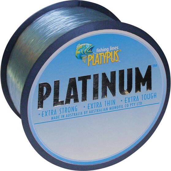 Platypus Platinum Mono Line 500m Grey 20lb