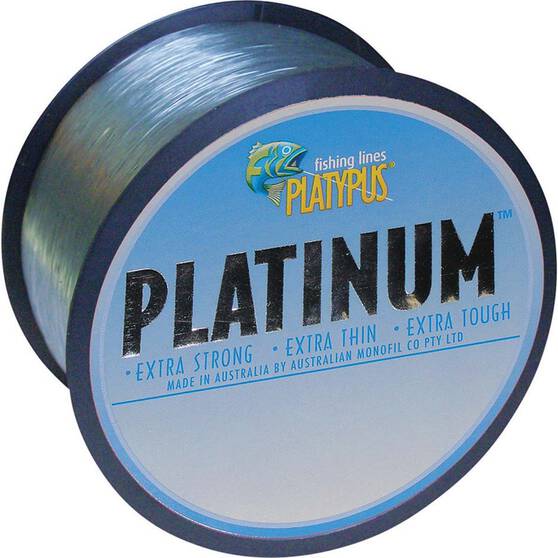Platypus Platinum Mono Line 500m Grey 10lb, Grey, bcf_hi-res