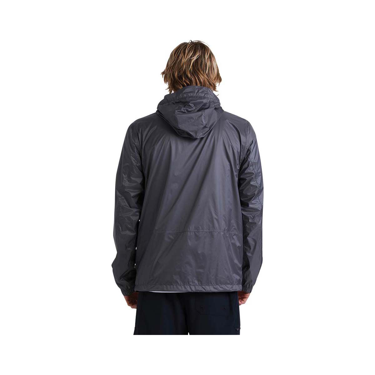 Quiksilver Men's Waterwind Rain Jacket Granite BCF