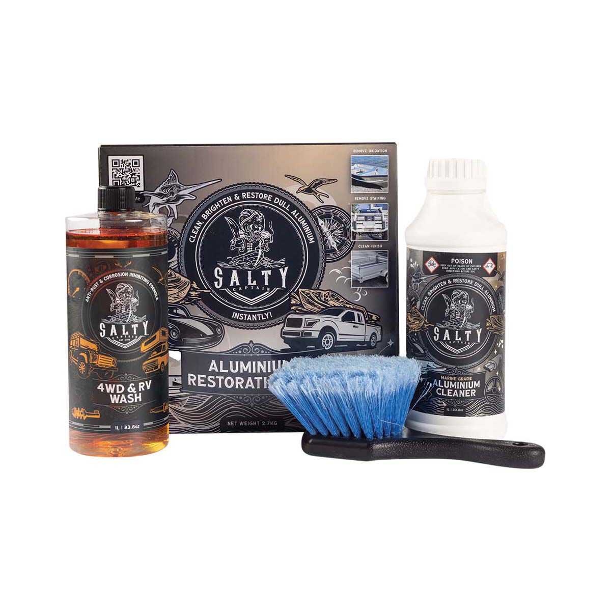 Salty Captain Aluminium Restoration Kit, , bcf_hi-res