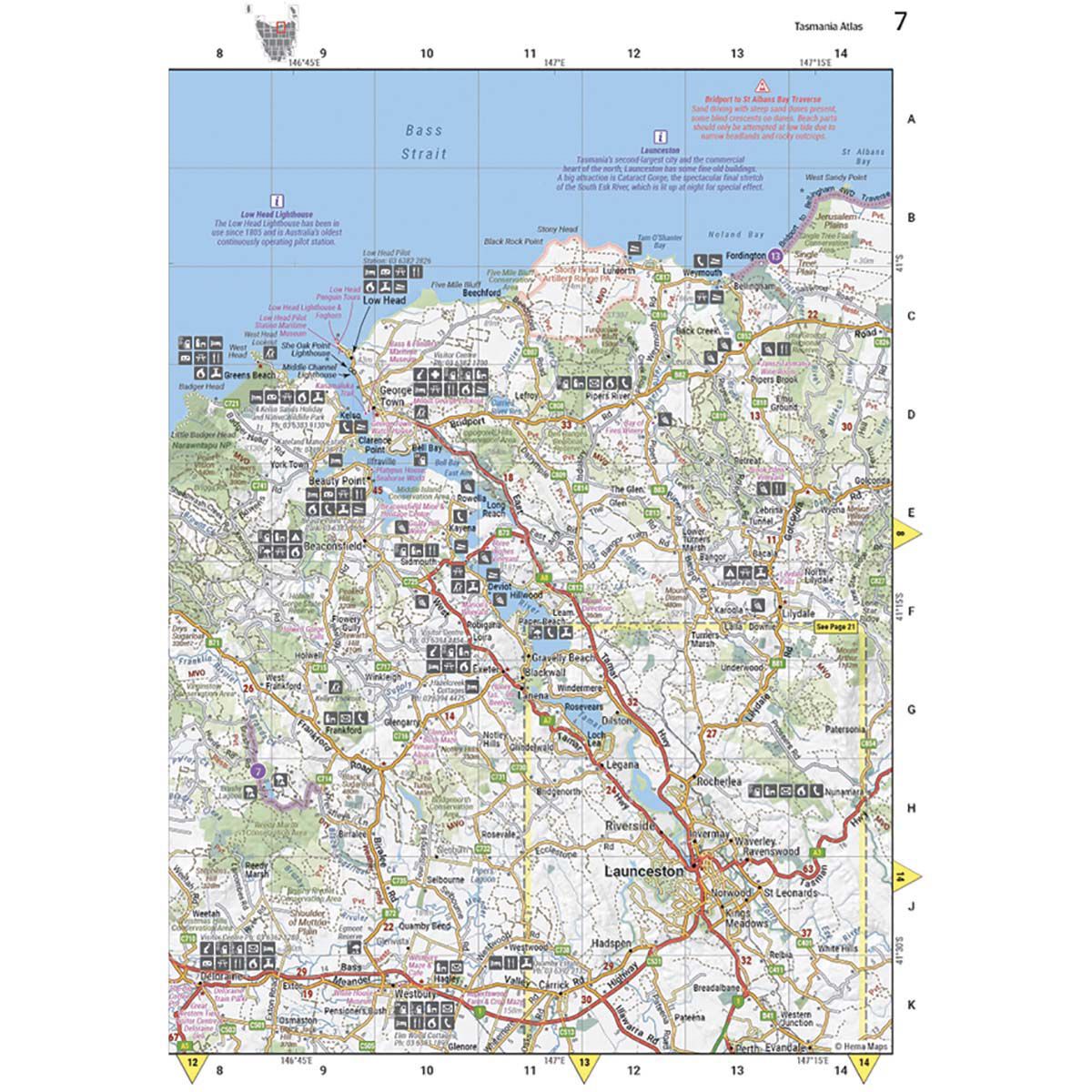 HEMA Tasmania Atlas Guide &ndash; 2nd Edition, , bcf_hi-res