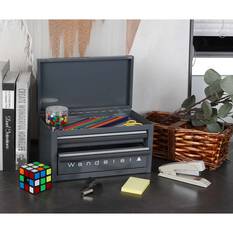 Wanderer Mini Gear Cabinet 2 Drawer Charcoal, Charcoal, bcf_hi-res