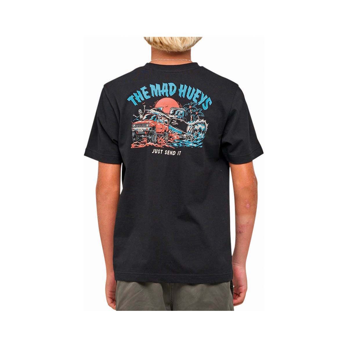 The Mad Hueys Youth Hittin&rsquo; The Jackpot Short Sleeve Tee Black 8, Black, bcf_hi-res