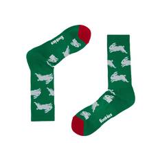 Foot-ies South Sydney Rabbitohs Sneaker Socks 2 Pack, , bcf_hi-res