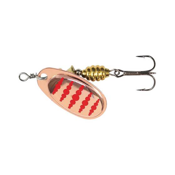 TT Fishing Spintrix Spinner Lure Size 2 Copper Red Dots, Copper Red Dots, bcf_hi-res