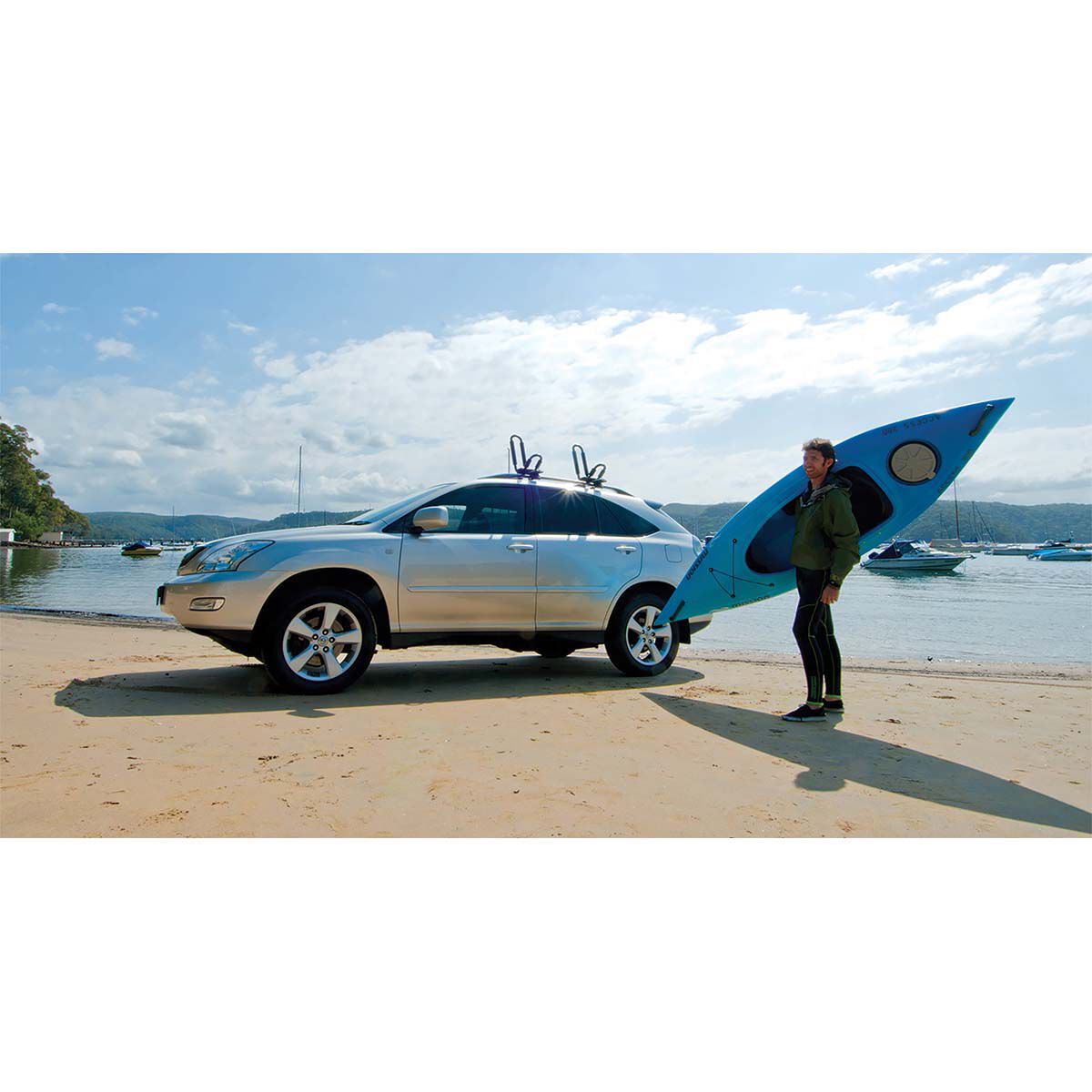 Rhino Rack Fixed J Style Kayak Carrier BCF