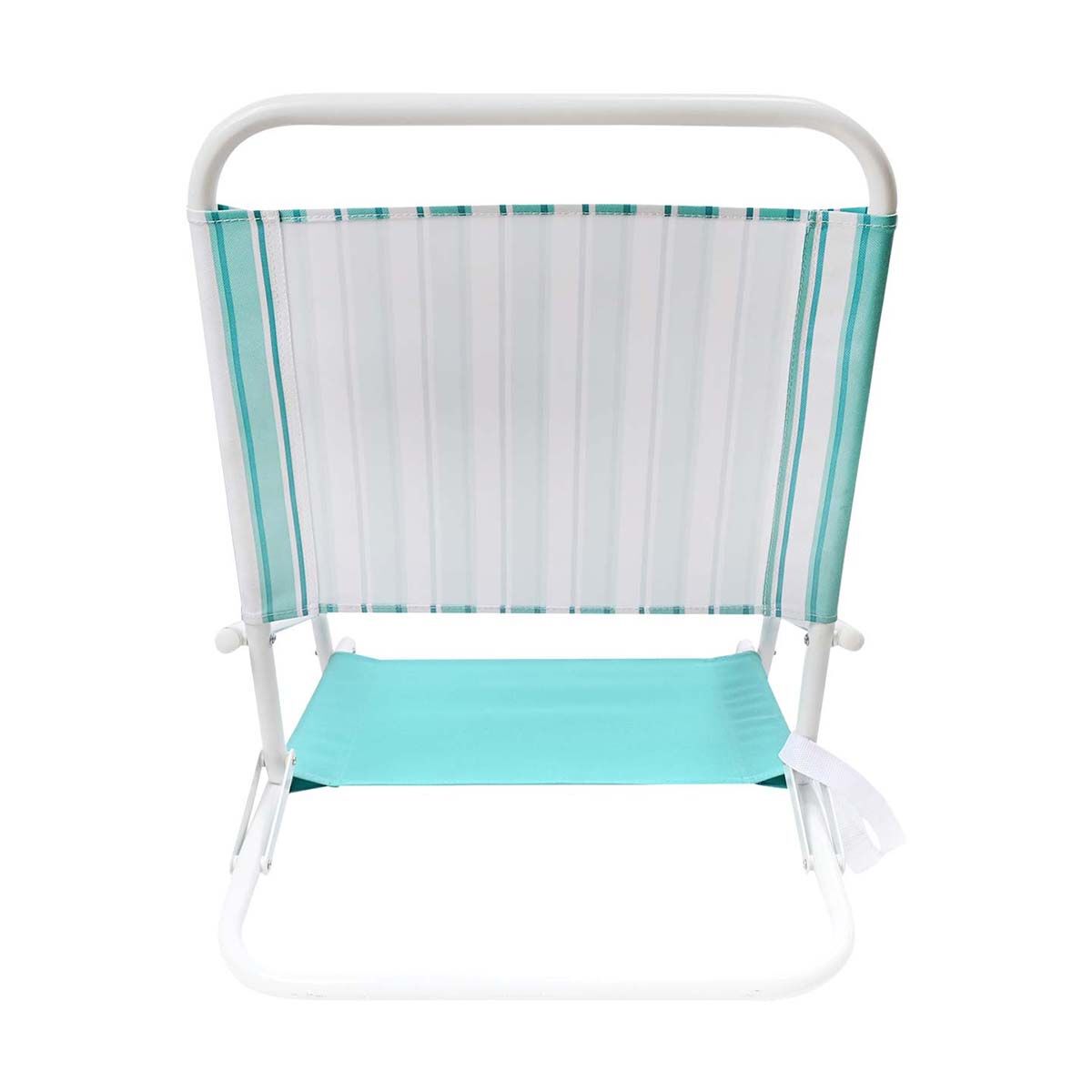 Wanderer Flat Fold Beach Chair Ocean Green 100kg, , bcf_hi-res