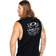 Oakley Men’s Elements Tank, Blackout, bcf_hi-res