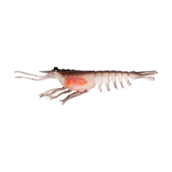 Nomad Live Ops Switcher Shrimp Soft Plastic Lure 5in Brown Flasher, Brown Flasher, bcf_hi-res