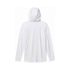 YETI® Men’s Hooded Ultra Lightweight Sunshirt, White, bcf_hi-res