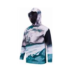BCF x Tide Youth Dolphin Hooded Fishing Shirt V2, Green, bcf_hi-res