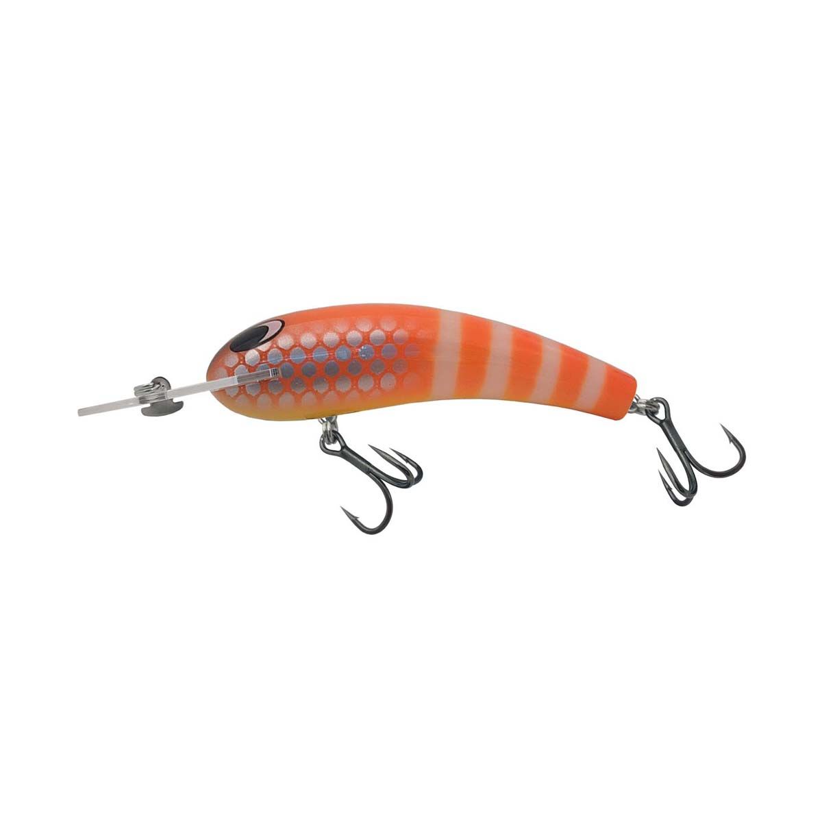 Warlock Native Lolly Hardy Body Lure 70mm 2.5m Orange Scale, Orange Scale, bcf_hi-res