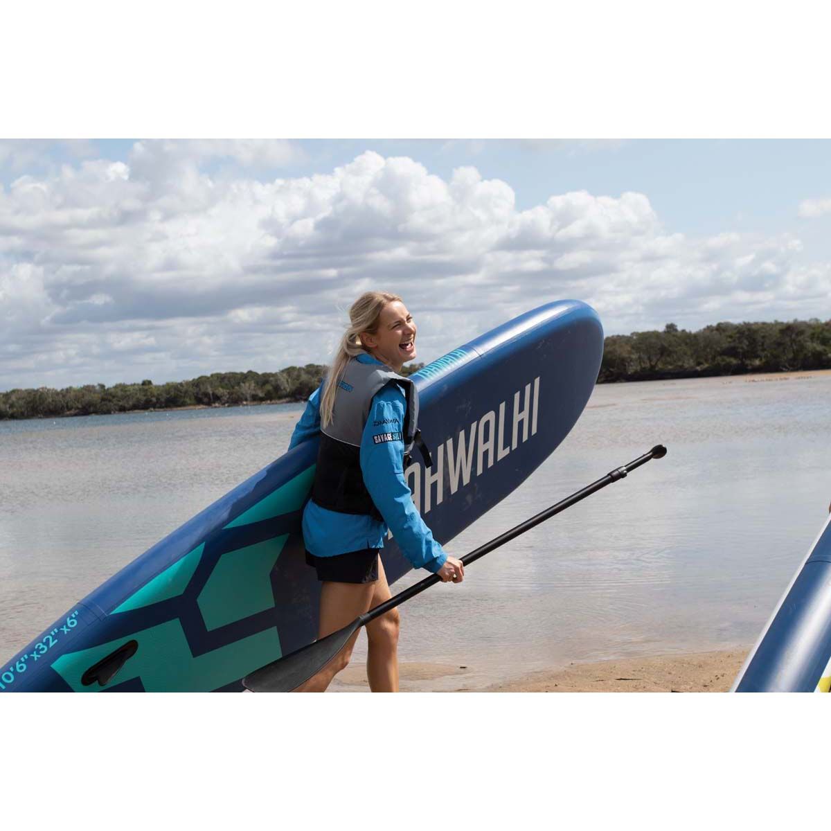 Tahwalhi Inflatable Stand Up Paddle Board 10'6" Turquoise Bay BCF