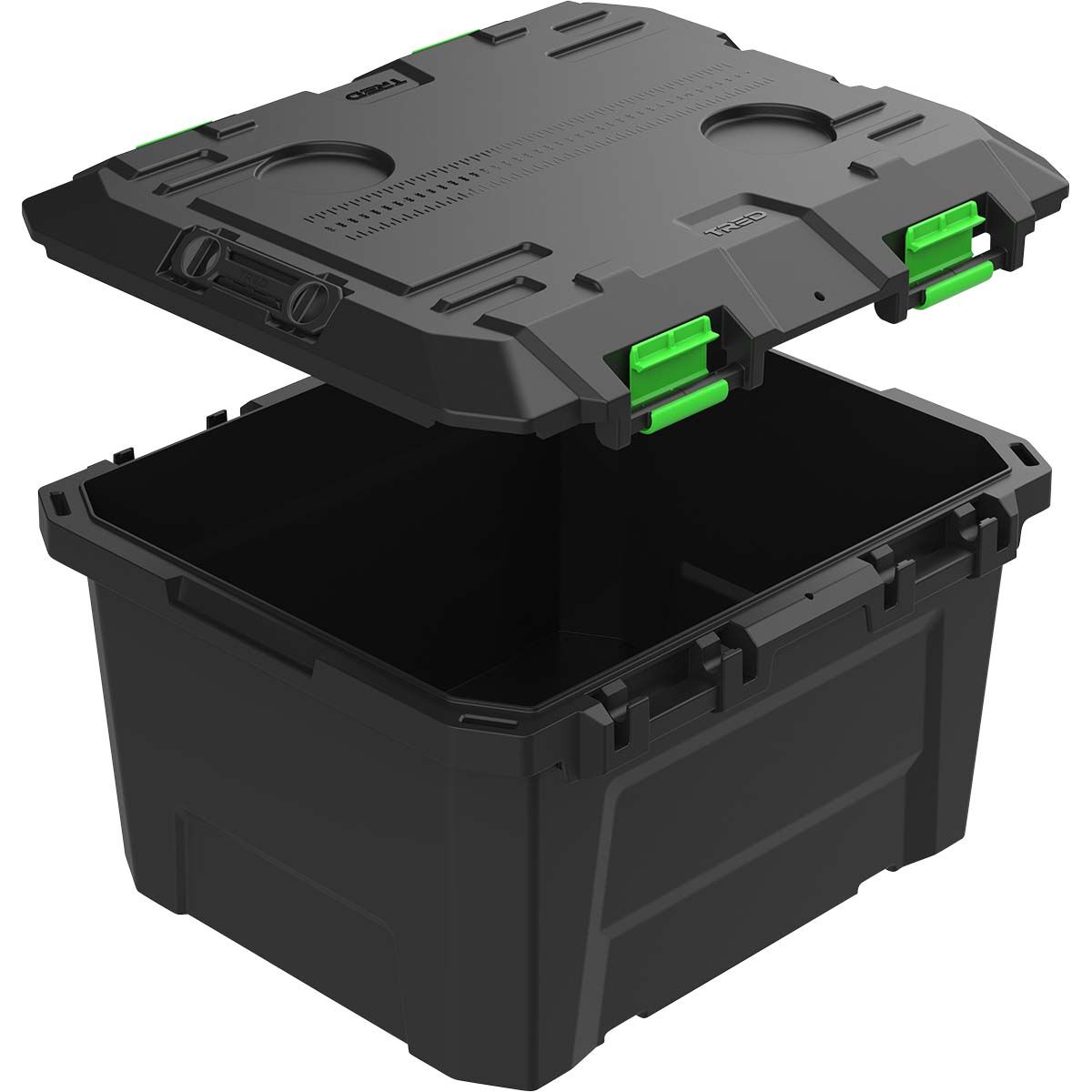TRED Mid Storage Box 65L Black Green, Black Green, bcf_hi-res