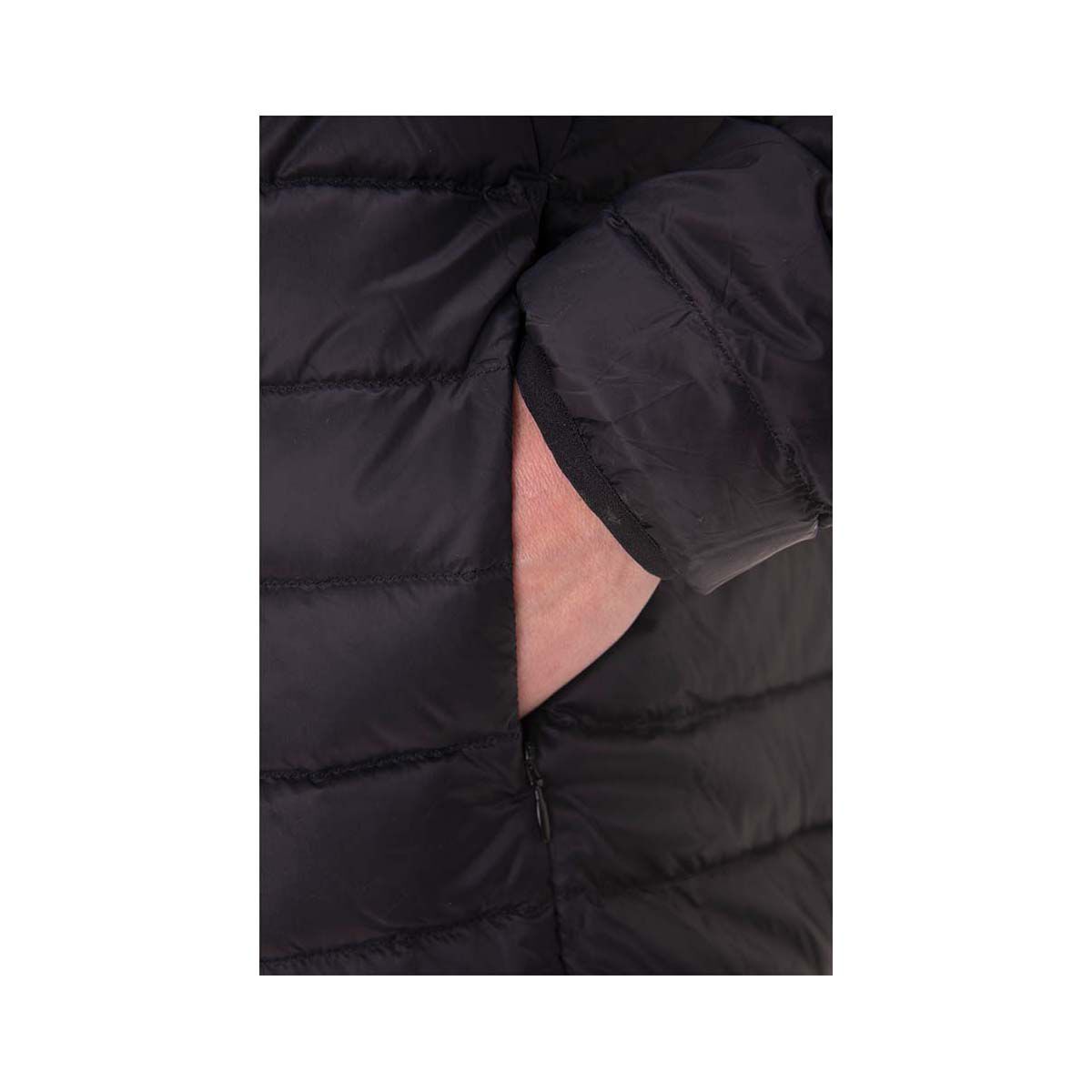 Macpac Men's Uber Light Hooded Down Puffer Jacket Black BCF