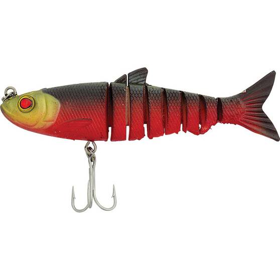 Zerek Live Mullet Soft Plastic Lure 5.5in Red Devil, Red Devil, bcf_hi-res