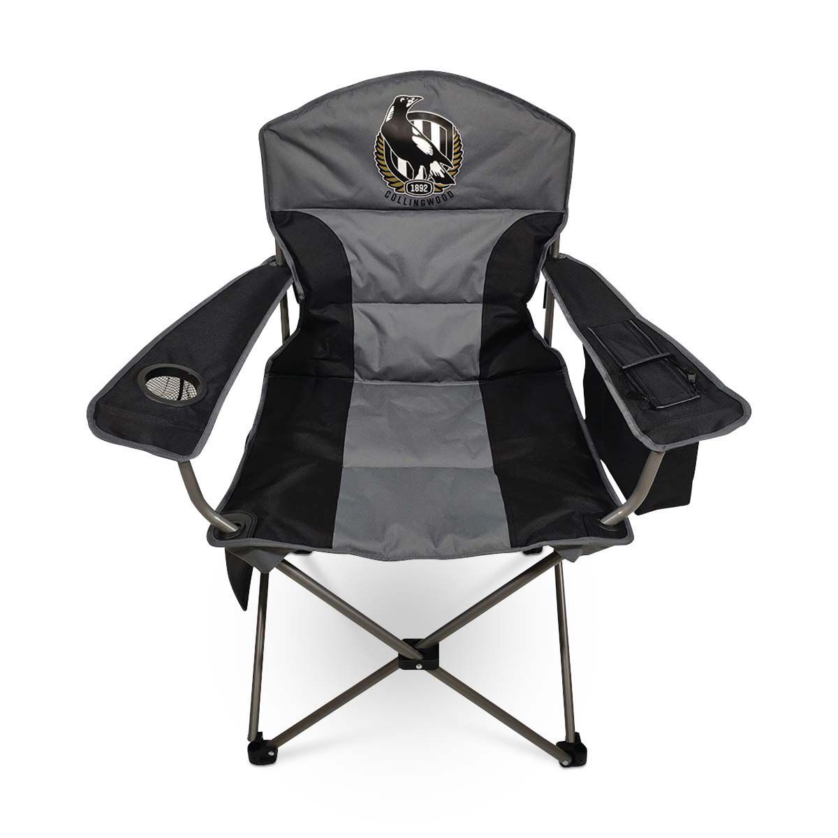 AFL Collingwood Magpies Cooler Arm Chair 130kg, , bcf_hi-res