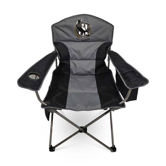 AFL Collingwood Magpies Cooler Arm Chair 130kg, , bcf_hi-res