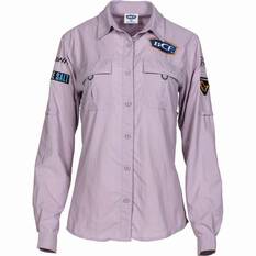BCF Women's Long Sleeved Fishing Shirt Orchid 8, Orchid, bcf_hi-res