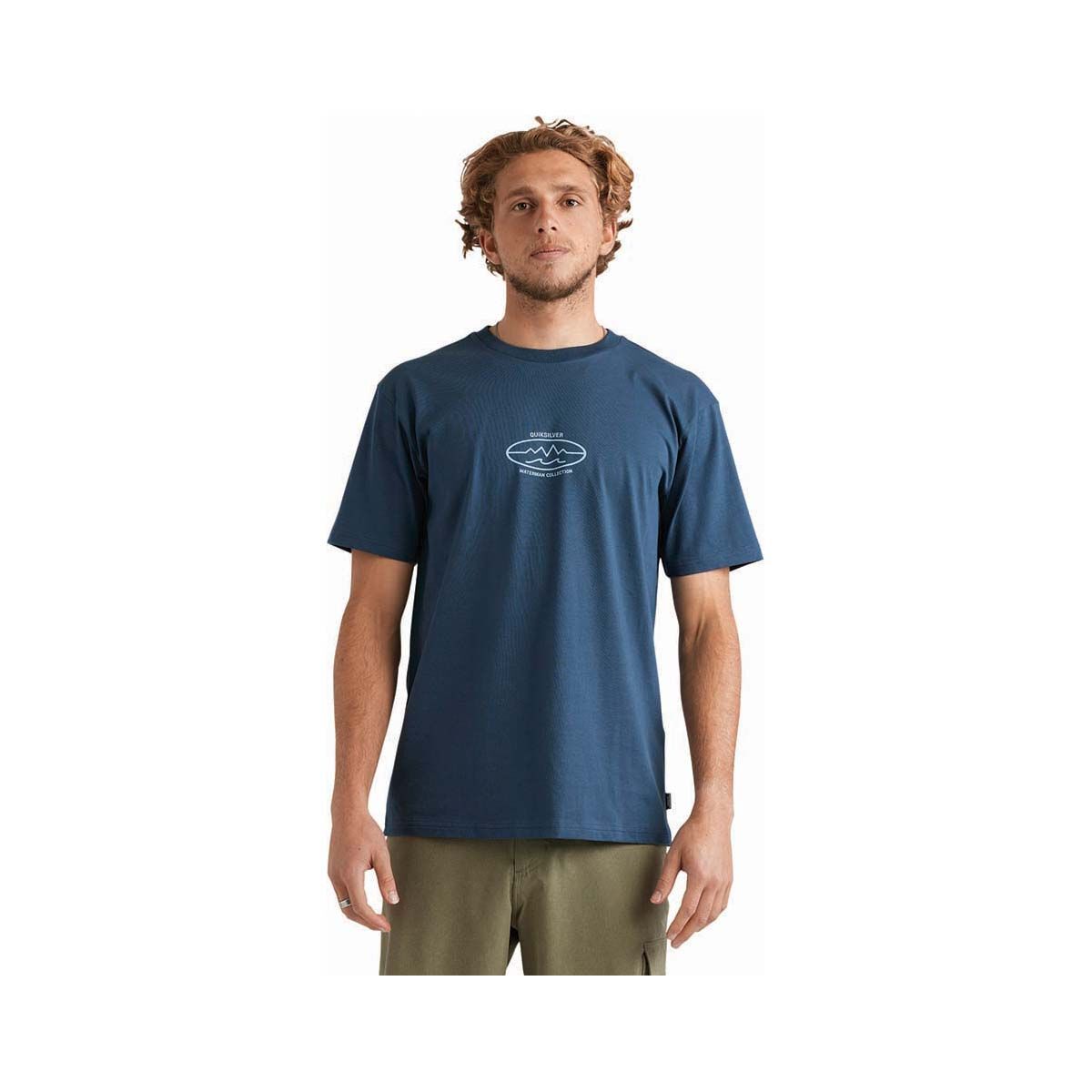 Quiksilver Men's Altitude Oversize Short Sleeve Tee Midnight Navy S, Midnight Navy, bcf_hi-res