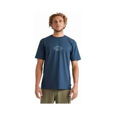 Quiksilver Men's Altitude Oversize Short Sleeve Tee Midnight Navy S, Midnight Navy, bcf_hi-res