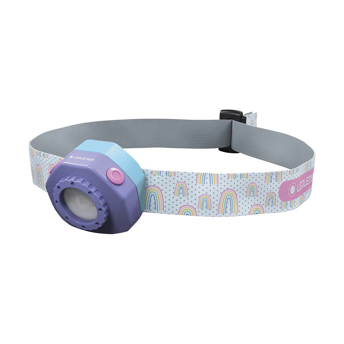 Ledlenser Kids 4 LED Rechargeable Headlamp Purple, Purple, bcf_hi-res