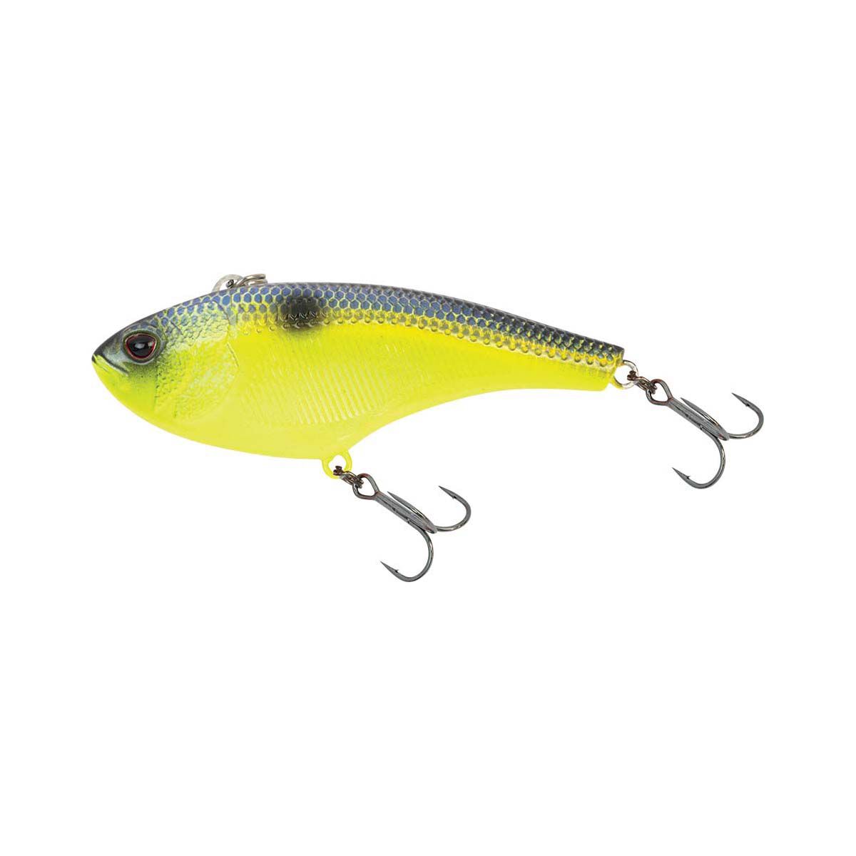 Nomad Swimtrex Vibe Lure 80mm Chartreuse Black Back, Chartreuse Black Back, bcf_hi-res