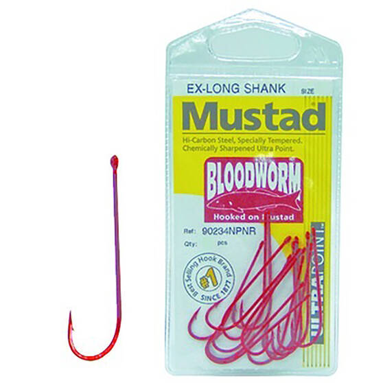 Mustad Bloodworm Hooks, , bcf_hi-res