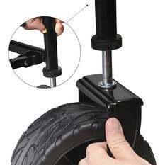 Wanderer Flat Fold Beach Cart 100kg Nautical Stripe, , bcf_hi-res