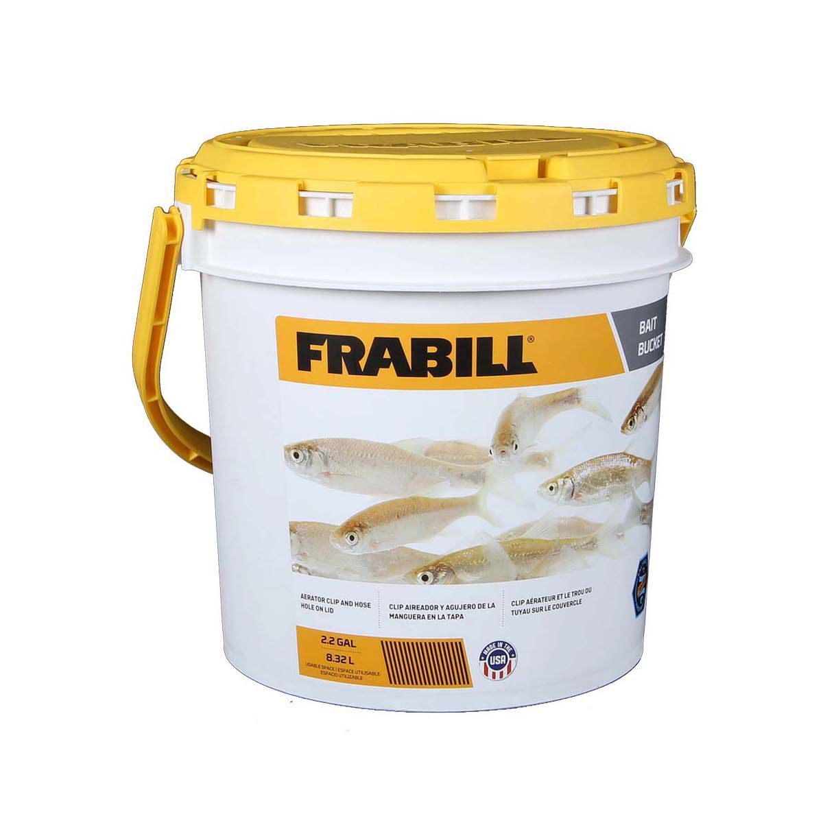Frabill Compact Live Bait Bucket 5 Litres BCF
