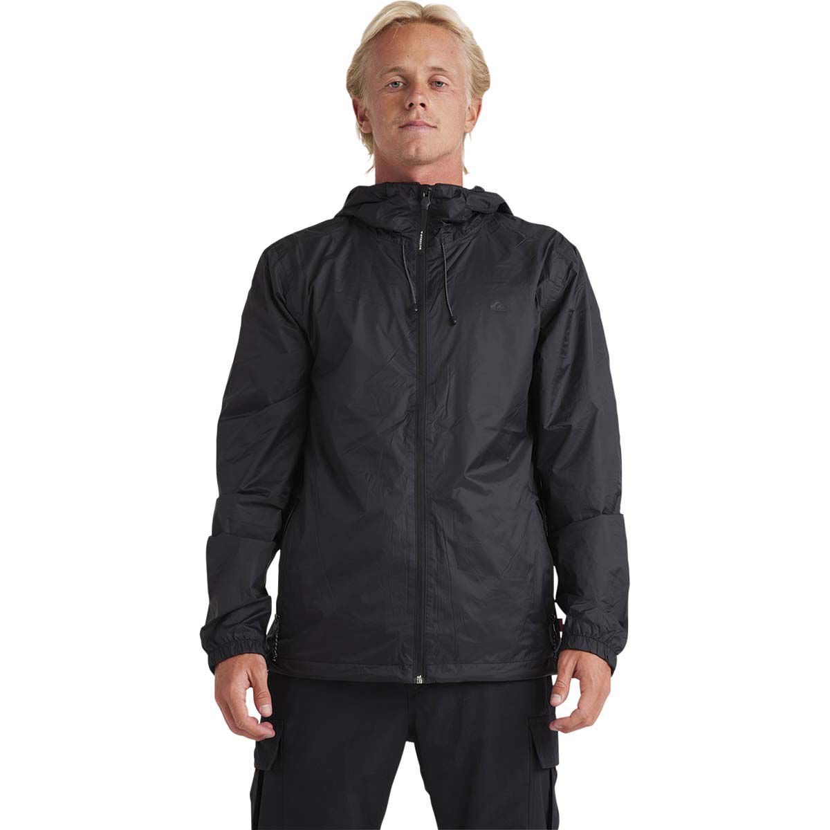 Quiksilver Men&rsquo;s Waterwind Waterproof Jacket, Black, bcf_hi-res
