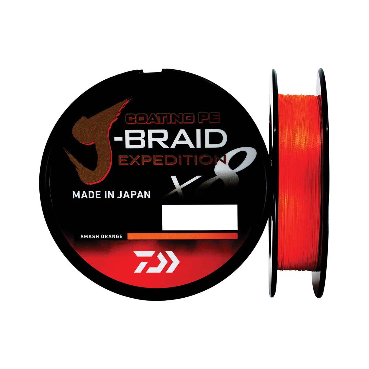 Daiwa J-Braid Expedition Braid Line Orange 300m, , bcf_hi-res