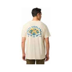 YETI® Men’s Horizon Short Sleeve Tee, Natural, bcf_hi-res