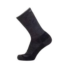 Macpac Unisex Merino Hiking Socks Black S, Black, bcf_hi-res