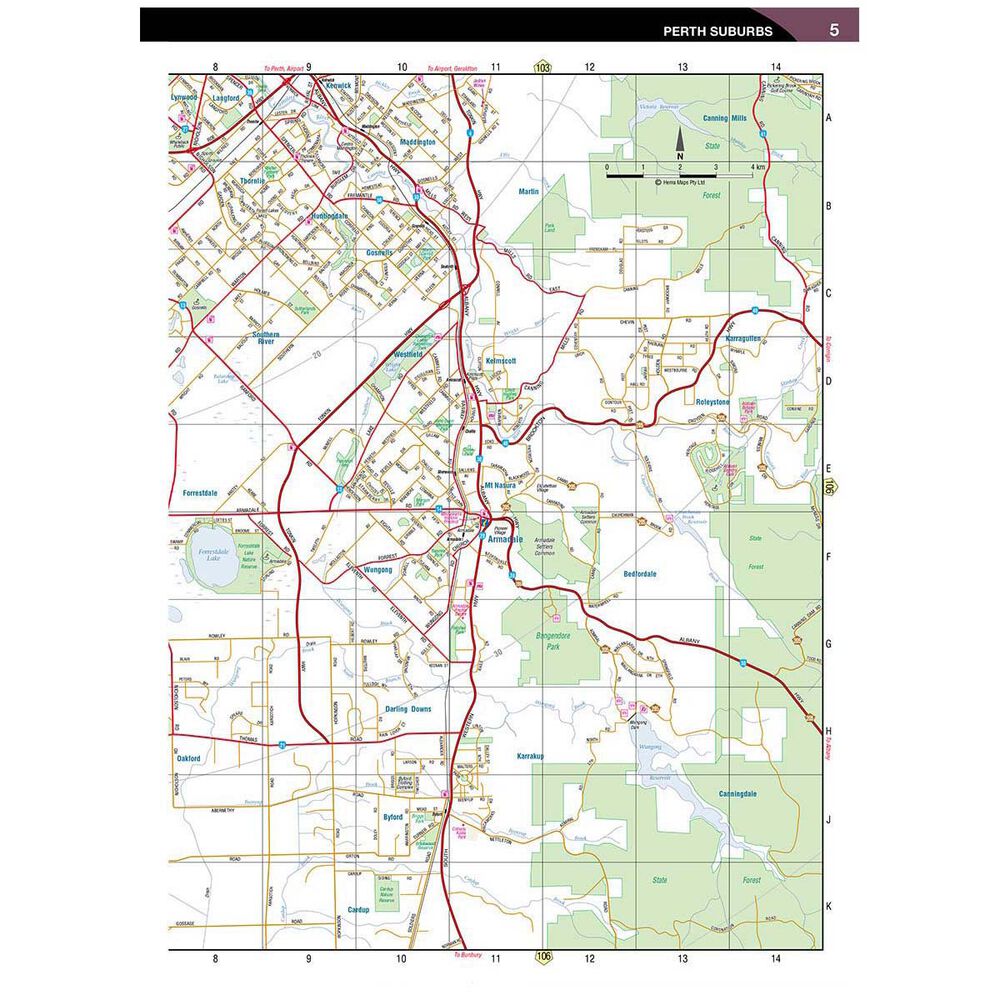 Hema Western Australia Road & 4Wd Track Atlas (3Rd Edition) | Bcf