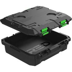 TRED Shallow Storage Box 25L Black Green, Black Green, bcf_hi-res
