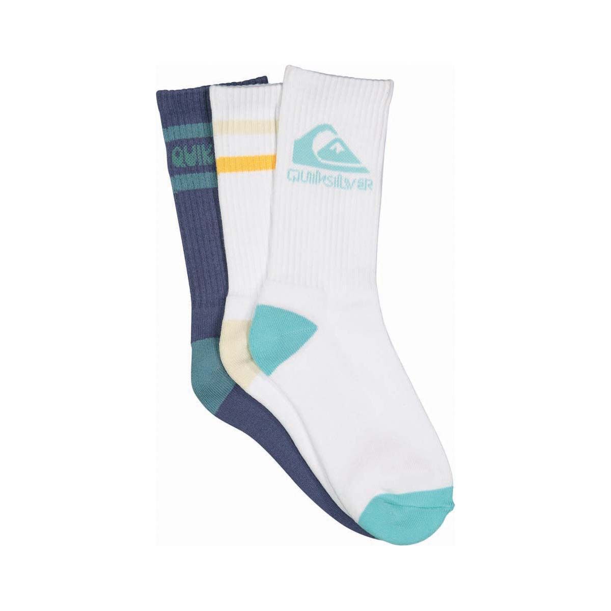 Quiksilver Crew Socks 3 Pack for Women, , bcf_hi-res