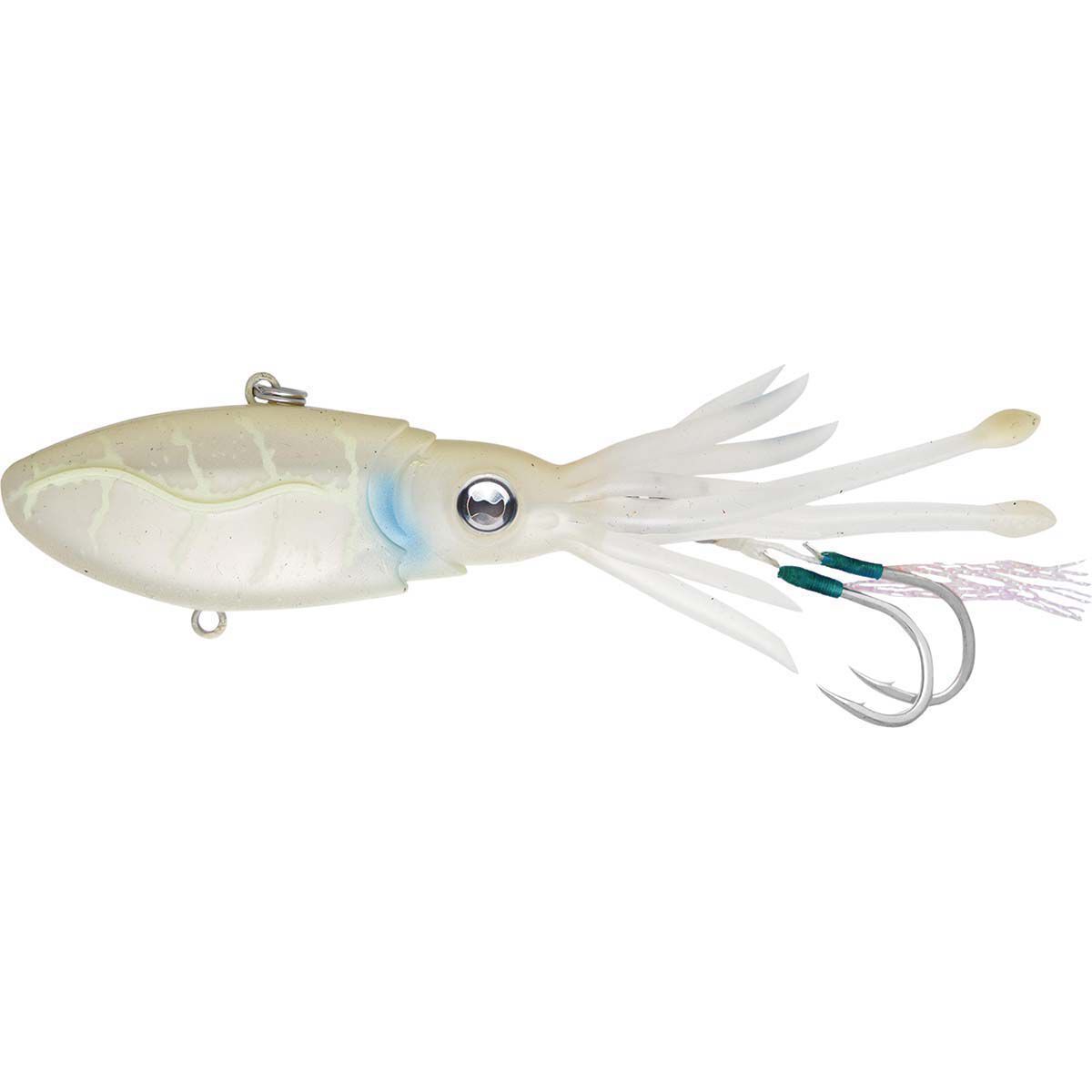 Nomad Squidtrex Jig Lure 150mm White Glow, White Glow, bcf_hi-res