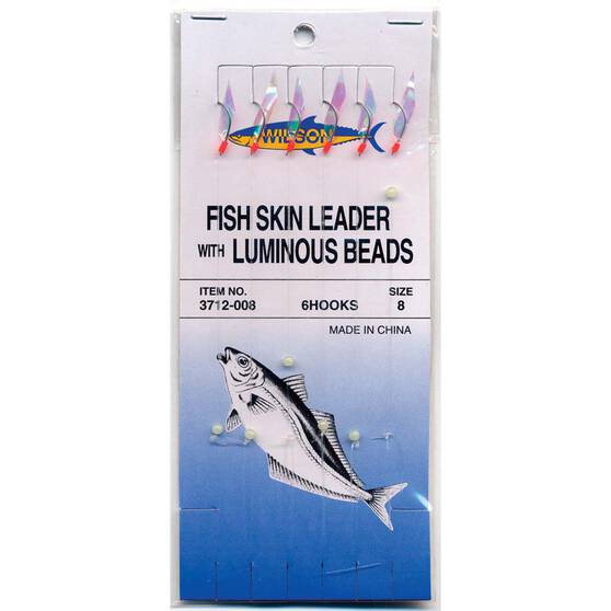 Wilson 6 Hook Bait Rig with Fish Skin, , bcf_hi-res