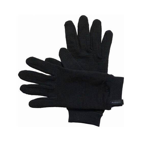Macpac Merino Liner Gloves Black M, Black, bcf_hi-res