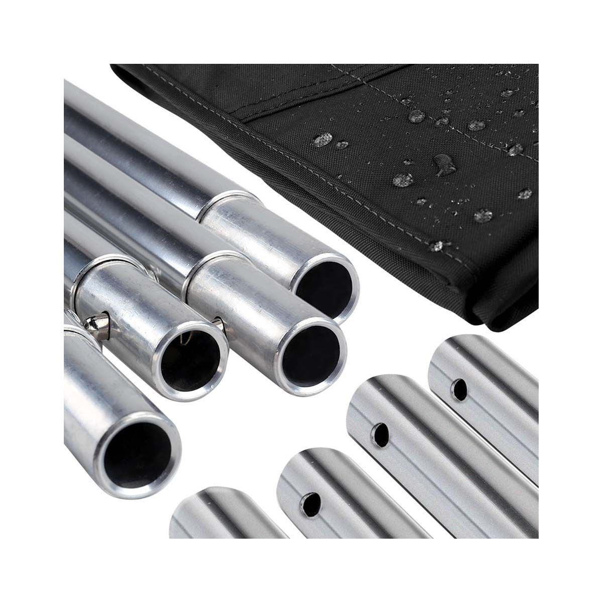 Bowline 4 Bow Black Bimini Kit 1.5-1.7m, , bcf_hi-res