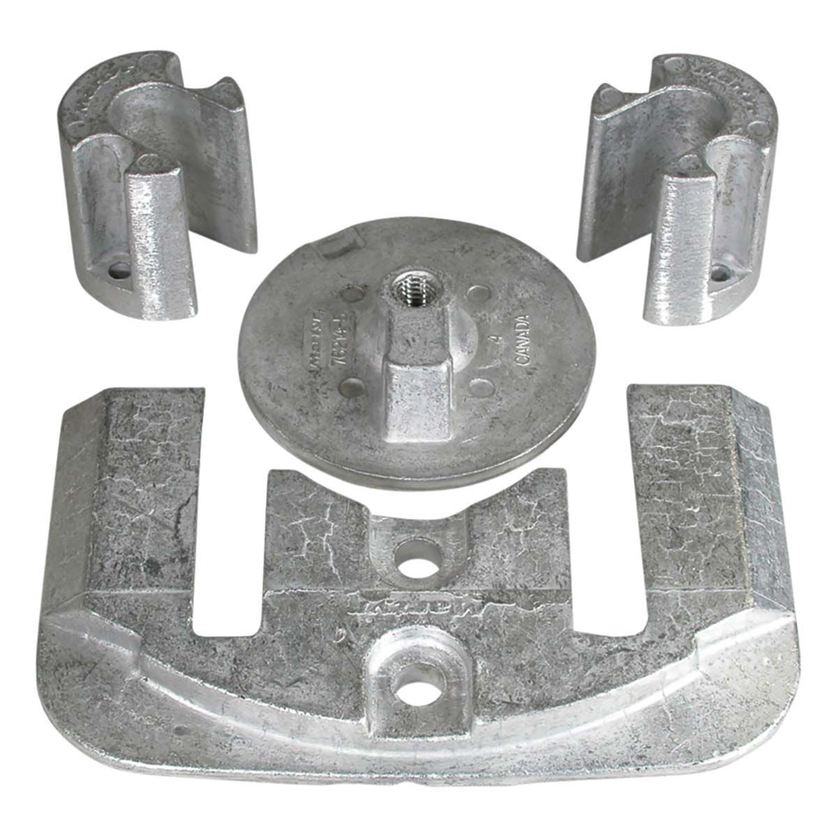 Titan Alloy Mercury Anode Kit, Bravo 2 and 3, , bcf_hi-res