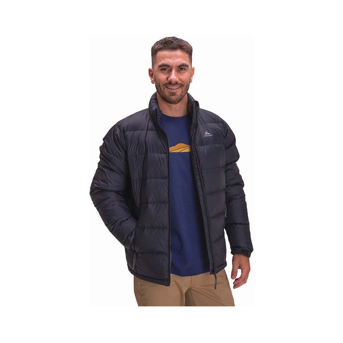 Macpac Men's Halo Down Puffer Jacket V2, Black, bcf_hi-res