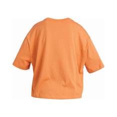 Quiksilver Rising Sun Short Sleeve Shirts for Women, Coral Gold, bcf_hi-res