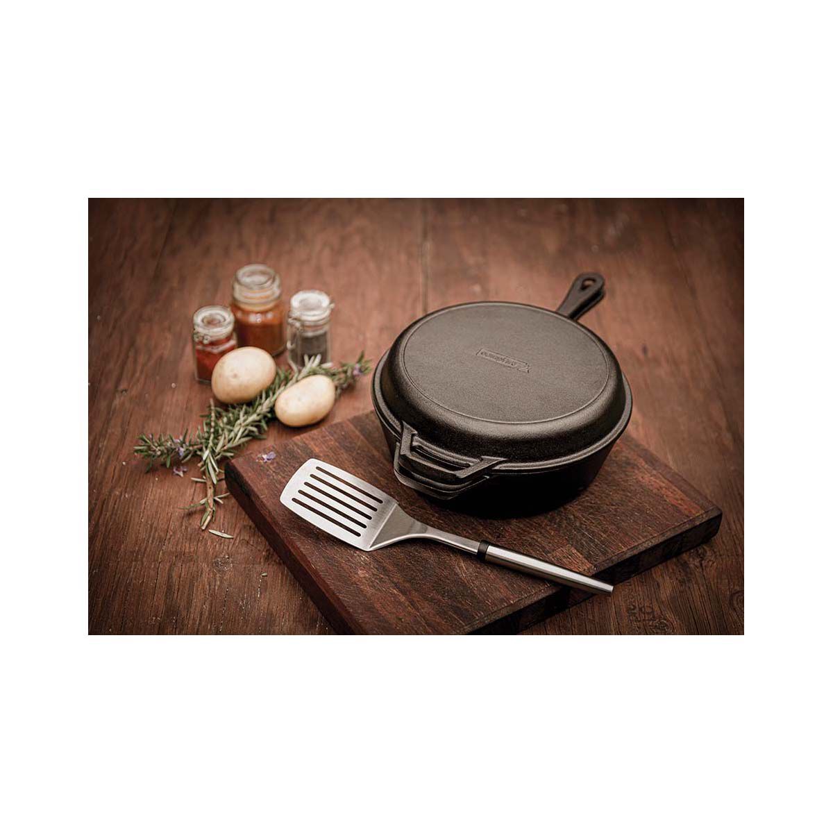 Campfire Cast Iron Quart Combo Cooker BCF