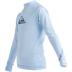 Quiksilver Youth Long Sleeve Rashie Blue 8, Blue, bcf_hi-res